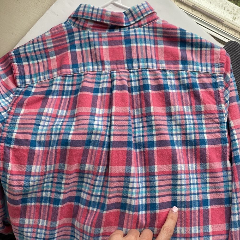 Vineyard Vines Middleton Place Plaid Performance Flannel Slim Tucker Shirt - Picture 12 of 12